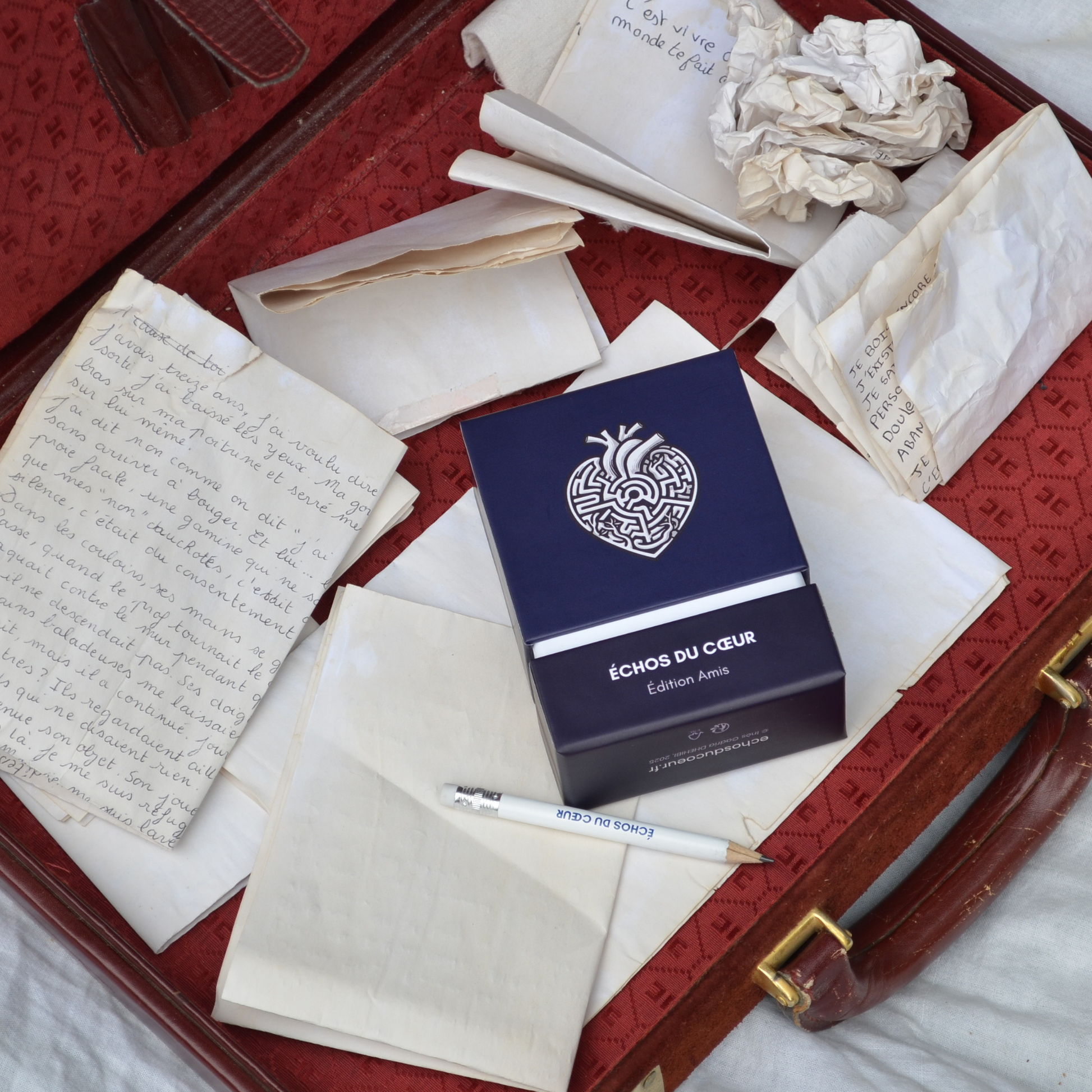 Echos du Cœur le jeu carte cartes jeu société societe echos du coeur boite boîte carte cartes